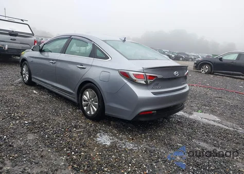 2016 Hyundai Sonata Hybrid Se z USA, uszkodzony, nr VIN KMHE24L12GA023498